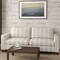 Linen - Beige & Taupe Greek Key,Stripe Upholstery Fabric 54 Inches"
